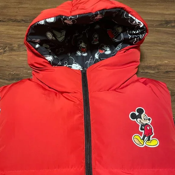 Kith-Disney Bristol Down Puffer Vest- Reversible - www